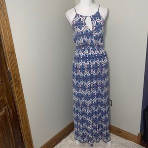 Printed maxi dress